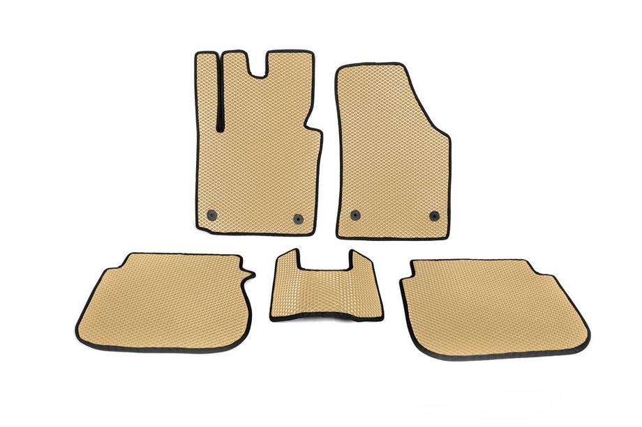 Volkswagen Caddy 2004-2010 Alfombrillas EVA (Beige) Image