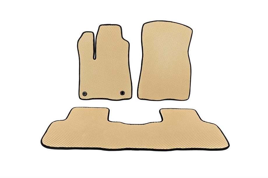 Toyota Highlander 2013-2019 Alfombrillas EVA (2 Filas, Beige) Image