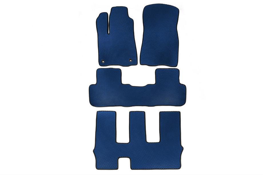 Toyota Highlander 2013-2019 Alfombrillas EVA (3 Filas, Azul) Image