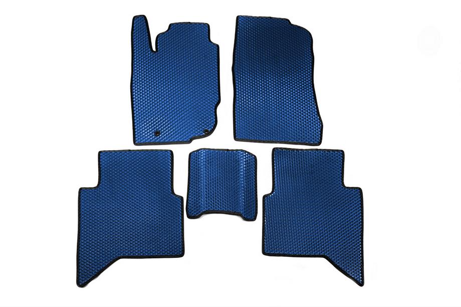 Toyota Hilux 2006-2015 Alfombrillas EVA V1 (Azul) Image