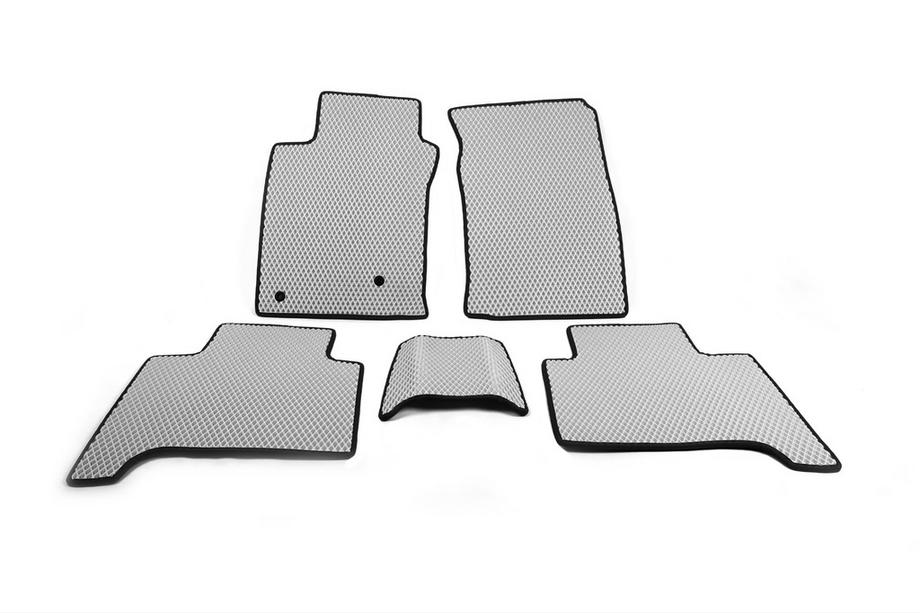 Toyota Land Cruiser Prado 120 2002-2009 Alfombrillas EVA (2 Filas, Gris) Image