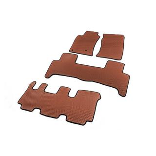 Alfombrillas EVA (3 Filas, Marrón) Toyota Land Cruiser Prado 120 2002-2009 foto 2