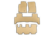 Toyota Land Cruiser Prado 120 2002-2009 Alfombrillas EVA (3 Filas, Beige) foto 1
