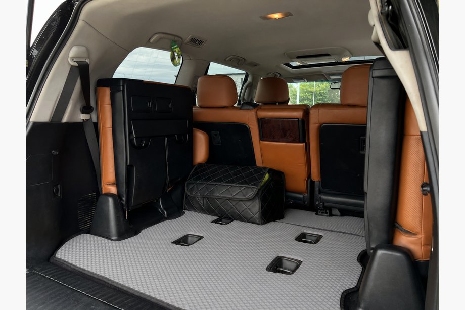 Lexus LX570/450d 2008-2022 Alfombrilla de maletero 2 uds (EVA, 7 plazas, Gris) Image