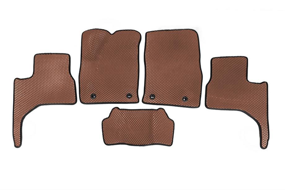 Toyota Land Cruiser 300 2021- Alfombrillas EVA (Marrón) Image