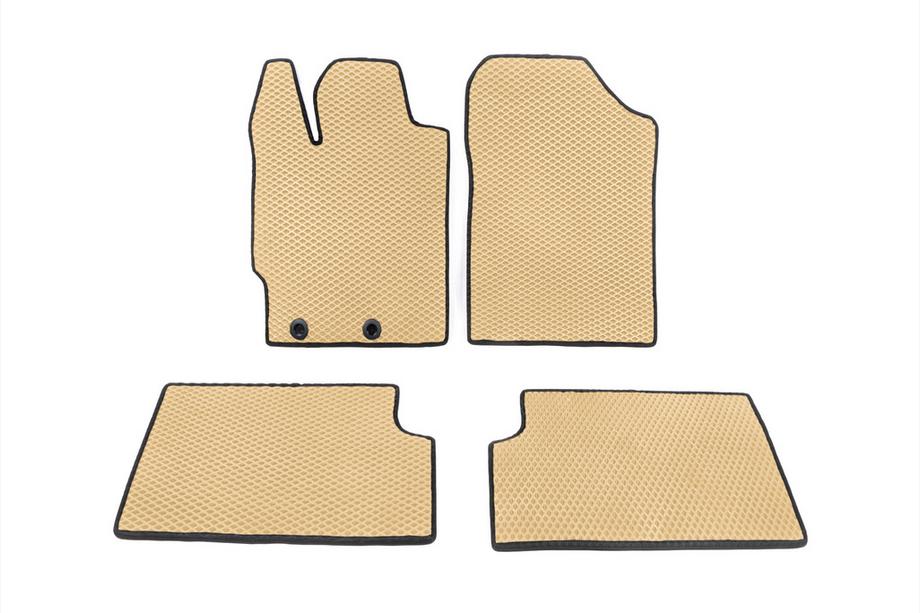 Toyota Yaris 2010-2020 Alfombrillas EVA DVS (Beige) Image
