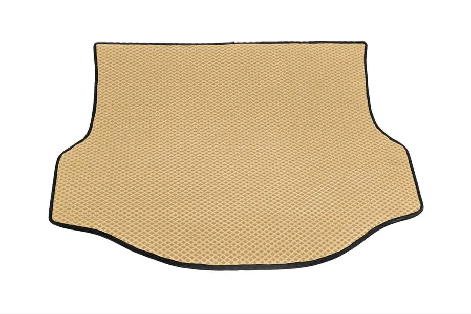 Toyota Rav 4 2013-2018 Alfombrilla de maletero con hueco para rueda de repuesto (EVA, Beige) Foto 1