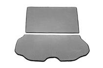 Volvo XC70 2007-2013 Alfombrilla de maletero 2 piezas (EVA, Gris) foto 1