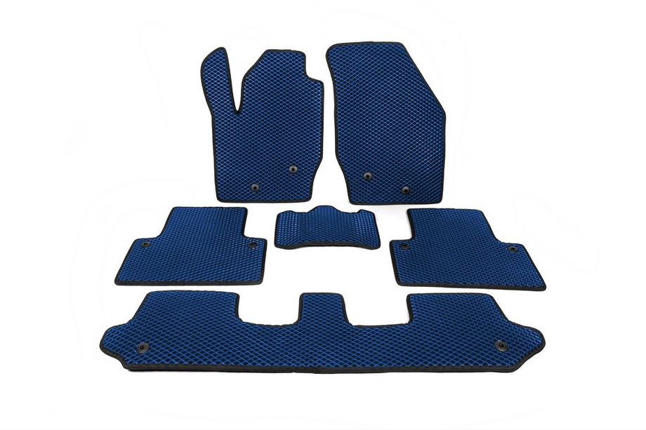 Volvo XC90 2002-2014 Alfombrillas EVA (Azul) Image