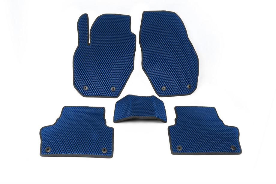 Volvo XC60 2009-2017 Alfombrillas EVA (Azul) Image