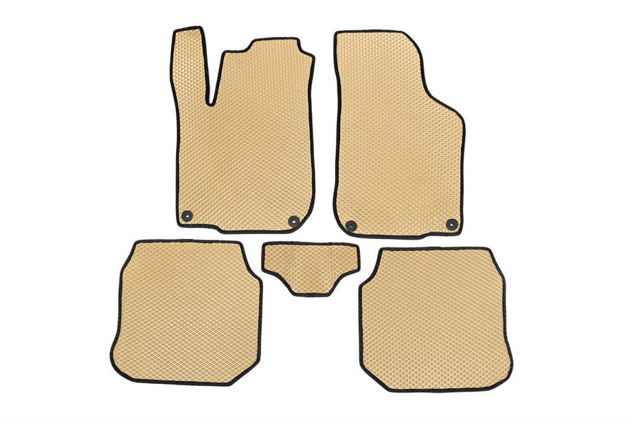 Volkswagen Golf 4 1997-2006 Alfombrillas EVA (Beige) Image