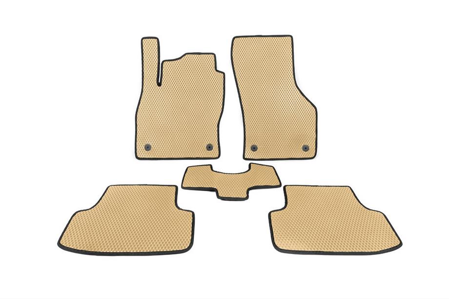 Volkswagen Golf 7/E-Golf 2012-2020 Alfombrillas EVA para Golf 7 (Beige) Image