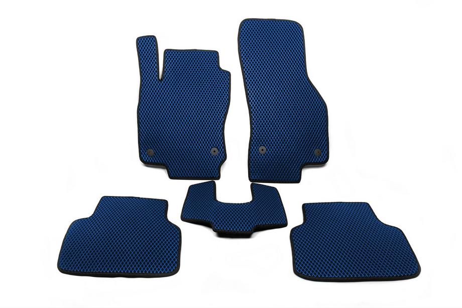 Volkswagen Passat B8 2015-2023 Alfombrillas EVA (EU, Azul) Image