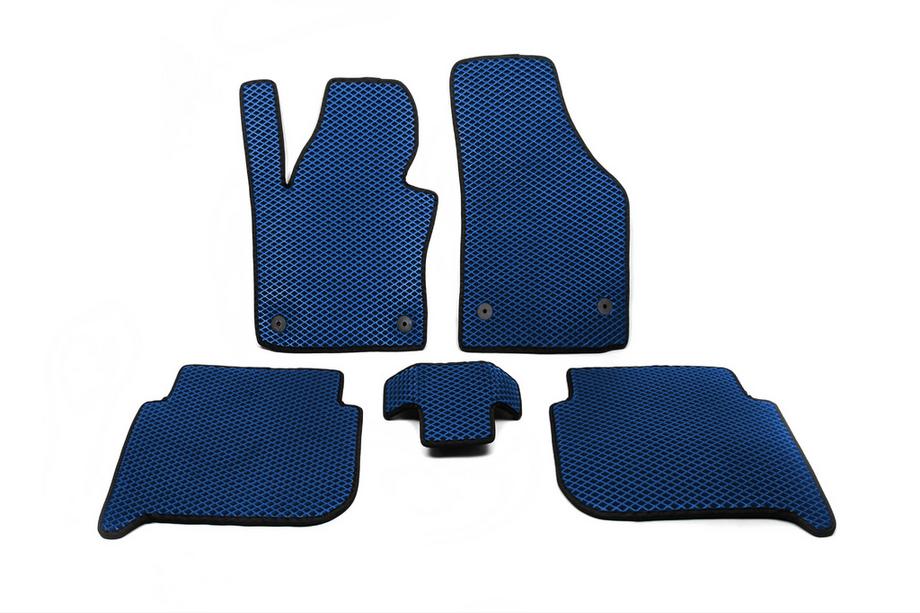 Volkswagen Touran 2010-2015 Alfombrillas EVA (Azul) Image