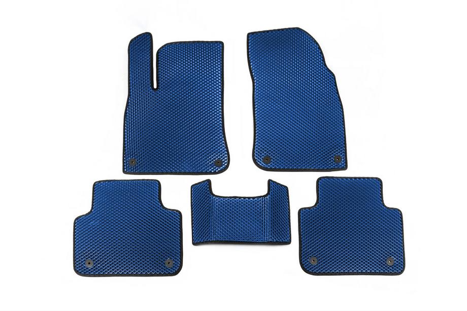 Volkswagen Touareg 2018- Alfombrillas EVA (Azul) Image