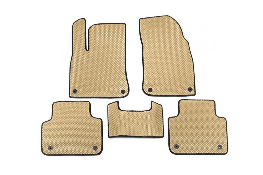 Volkswagen Touareg 2018- Alfombrillas EVA (Beige) Image