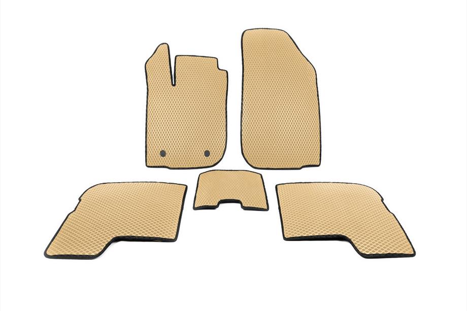 Dacia Logan II 2013-2022 Alfombrillas EVA (Beige) Image