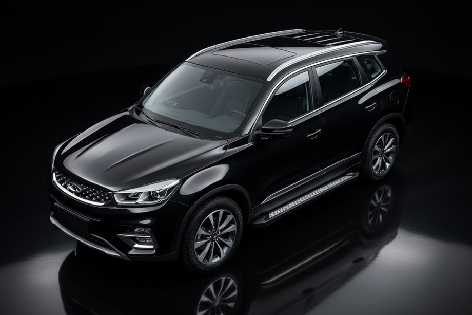 Chery Tiggo 8 2017- Estribos Laterales New Vision Black (2 uds., Aluminio) Foto 1