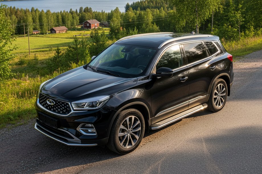 Chery Tiggo 8 2017- Estribos Laterales Maydos V2 (2 uds., Aluminio) Foto 1
