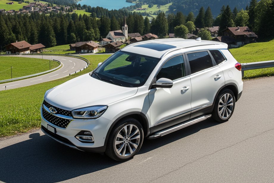 Chery Tiggo 8 2017- Estribos Laterales Rainbow (2 uds., Aluminio) Image