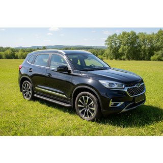 Estribos Laterales Tayga Black (2 uds., Aluminio) Chery Tiggo 8 2017- foto 1