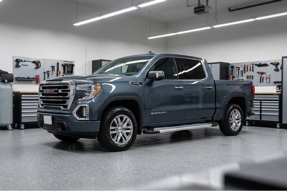 GMS Sierra 2019- Estribos Laterales New Vision Grey (2 uds., Aluminio) Image