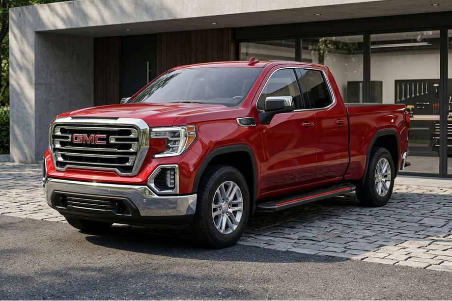 GMS Sierra 2019- Estribos Laterales Maya Red (2 uds., Aluminio) Image