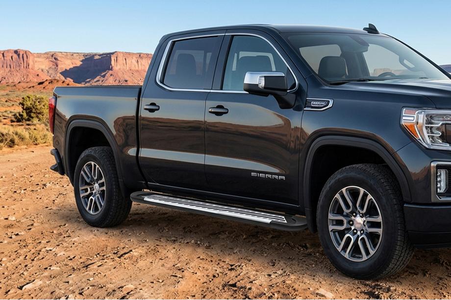 GMS Sierra 2019- Estribos Laterales Line (2 uds., Aluminio) Image
