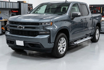 Chevrolet Silverado 2019- Estribos laterales Allmond Grey (2 uds., aluminio) foto 1