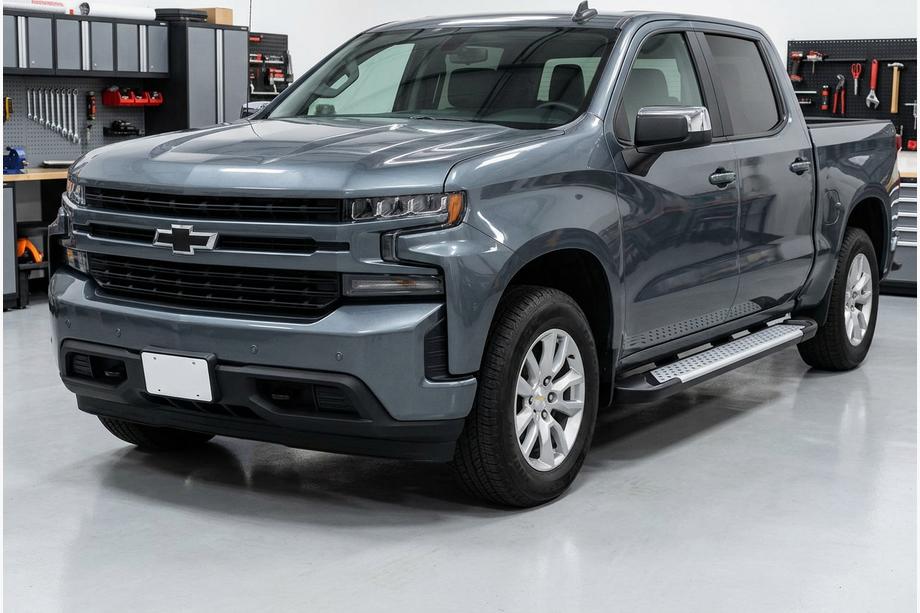 Chevrolet Silverado 2019- Estribos laterales Allmond Grey (2 uds., aluminio) Image