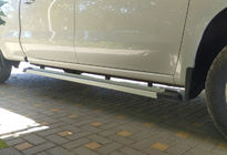 Chevrolet Silverado 2019- Estribos Laterales Maya V2 (2 uds., Aluminio) foto 1