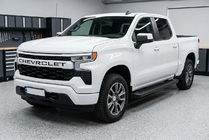 Chevrolet Silverado 2019- Estribos Laterales Allmond Black (2 uds., Aluminio) foto 1
