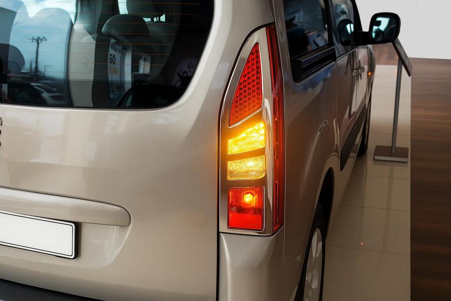 Peugeot Partner Tepee 2008-2018 Cubiertas Cromadas para Luces Traseras (2 uds, Acero Inoxidable) Carmos Image