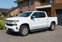 Chevrolet Silverado 2019- Estribos Laterales Tayga Grey (2 uds., Aluminio) foto 1