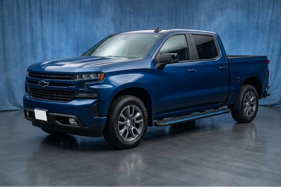 Chevrolet Silverado 2019- Estribos Laterales Maya Blue (2 uds., Aluminio) Image