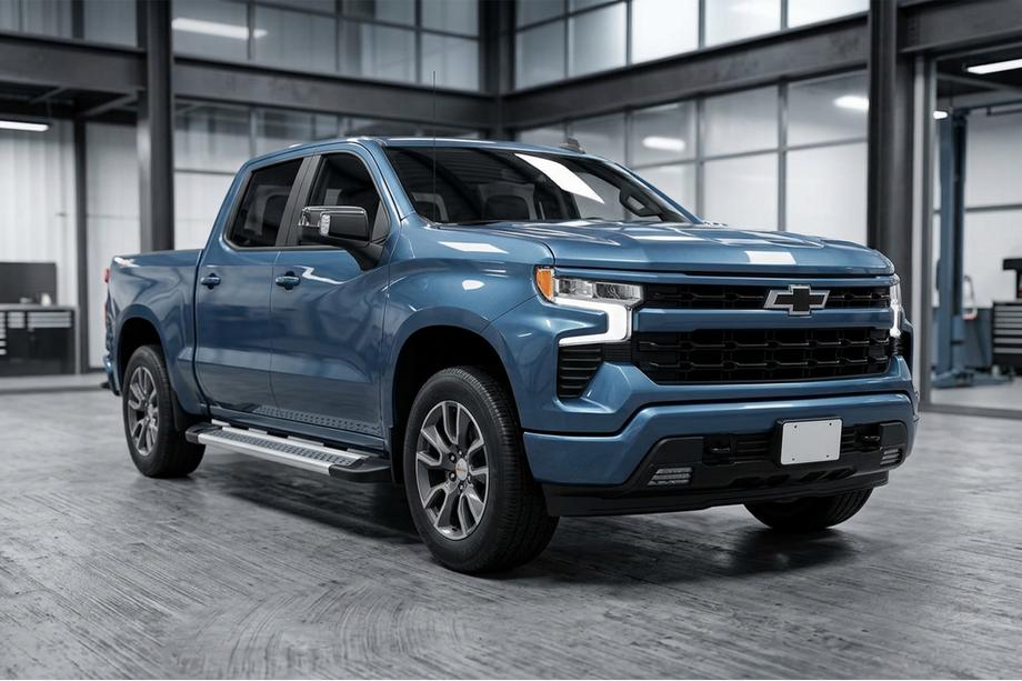 Chevrolet Silverado 2019- Estribos Laterales New Vision Grey (2 uds., Aluminio) Image