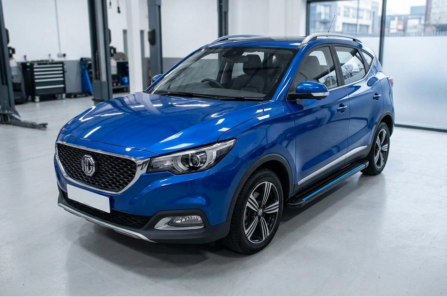 MG ZS 2017-2024 Estribos Laterales Maya Blue (2 uds., Aluminio) Image