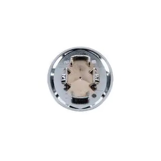 Tapa sustituta del emblema en el capó Mercedes (azul y cromo, 57mm) foto 3