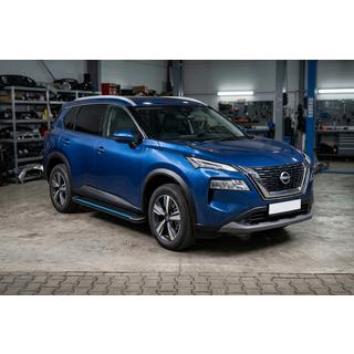 Estribos Laterales Maya Blue (2 uds., Aluminio) Nissan X-trail T33/Rogue 2022- foto 1