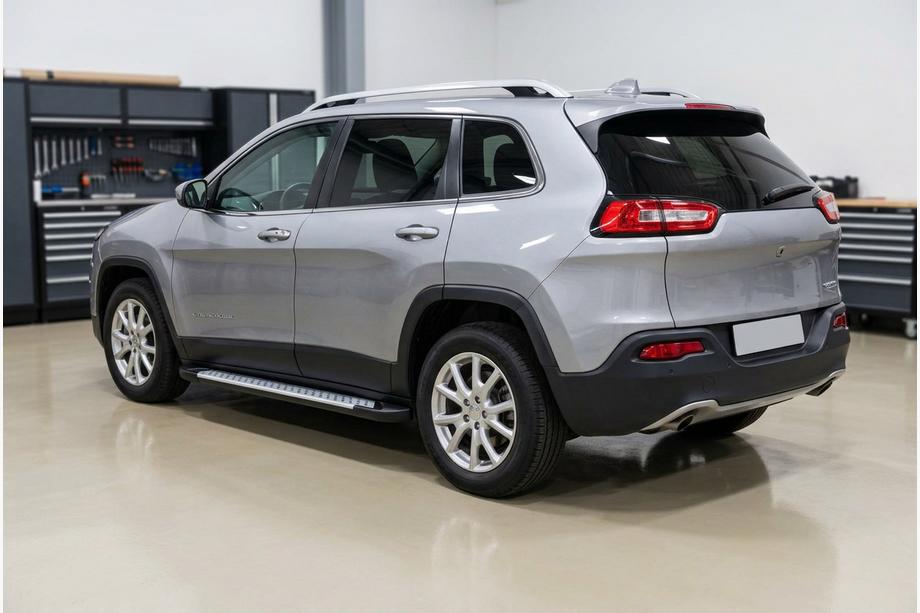 Jeep Cherokee KL 2013- Estribos laterales Allmond Grey (2 uds., aluminio) Foto 1