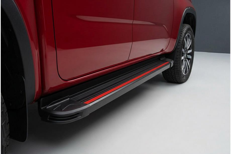 Ford Ranger 2022- Estribos Laterales Maya Red (2 uds., Aluminio) Image