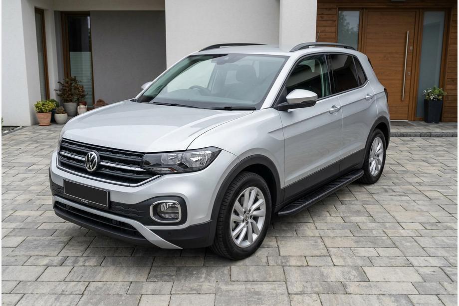 Volkswagen T-Cross 2019- Estribos Laterales Bosphore Black (2 uds., Aluminio) Image