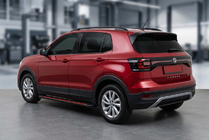 Volkswagen T-Cross 2019- Estribos Laterales Maya Red (2 uds., Aluminio) foto 1