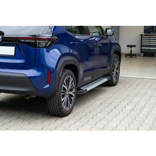 Estribos Laterales Vision New Grey (2 uds., Aluminio) Toyota Yaris/Yaris Cross (XP210) 2020- foto 1