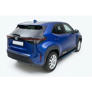 Estribos Laterales Maya Blue (2 uds., Aluminio) Toyota Yaris/Yaris Cross (XP210) 2020- foto 1
