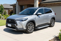 Toyota Corolla Cross 2020- Estribos Laterales Vision New Grey (2 uds., Aluminio) foto 1