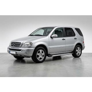 Estribos Laterales Shining V1 (2 uds., Aluminio) Mercedes ML W163 1997-2005 foto 1
