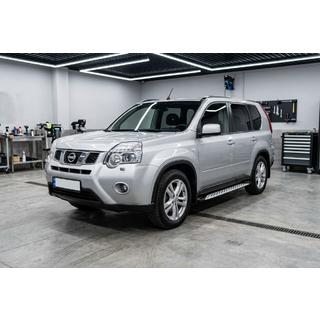 Estribos Laterales Shining V1 (2 uds., Aluminio) Nissan X-trail T31 2007-2014 foto 1