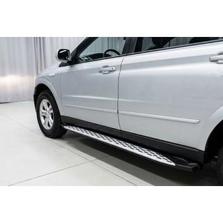 Estribos Laterales Shining V1 (2 uds., Aluminio) SsangYong Action 2005-2018 foto 1