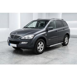Estribos Laterales Shining V1 (2 uds., Aluminio) SsangYong Kyron 2005-2014 foto 1